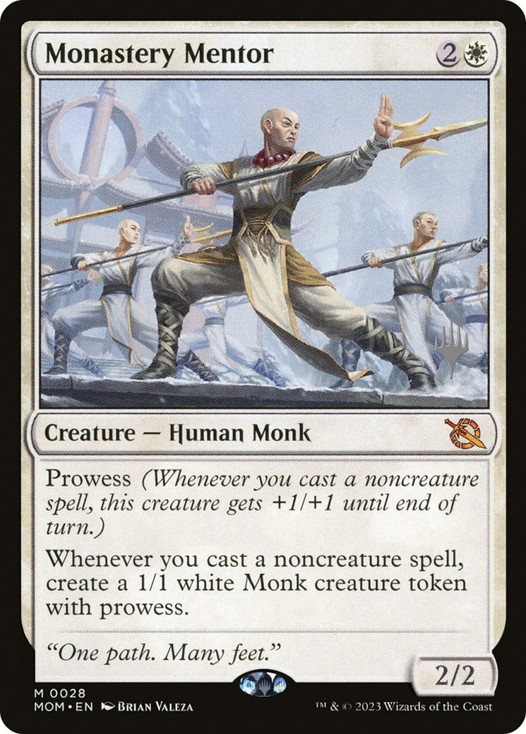 Monastery Mentor (Promo Pack) [March of the Machine Promos] | Game Master's Emporium (The New GME)