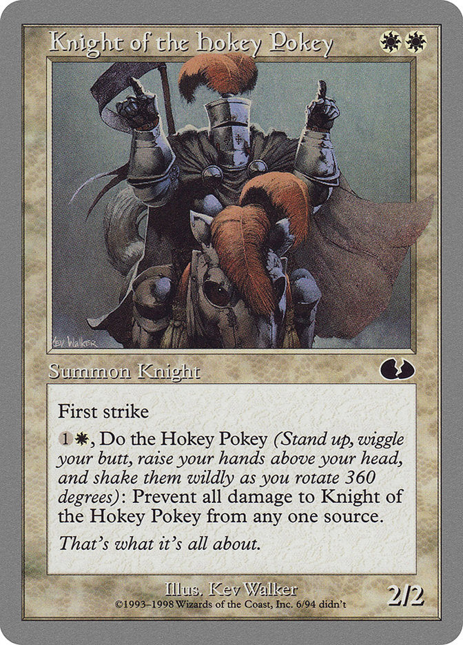Knight of the Hokey Pokey [Unglued] | Game Master's Emporium (The New GME)