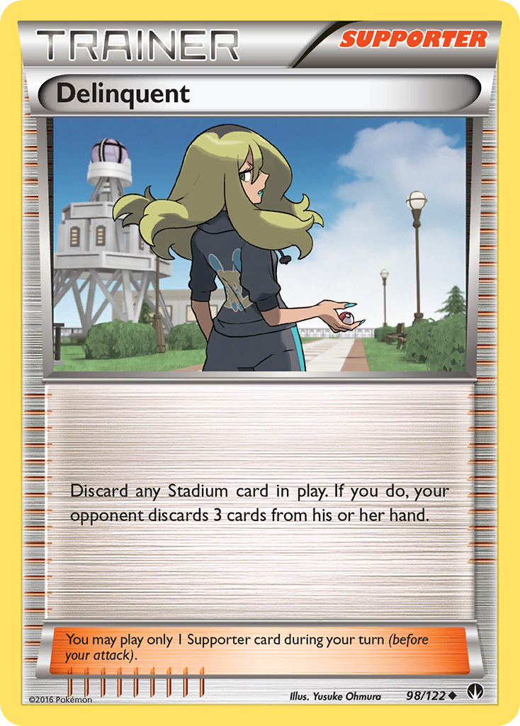 Delinquent (98/122) [XY: BREAKpoint] | Game Master's Emporium (The New GME)