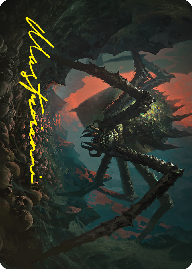 Shelob, Child of Ungoliant Art Card (Gold-Stamped Signature) [The Lord of the Rings: Tales of Middle-earth Art Series] | Game Master's Emporium (The New GME)