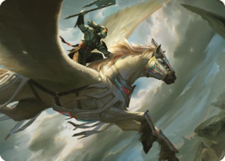 Cleaving Skyrider Art Card [Dominaria United Art Series] | Game Master's Emporium (The New GME)
