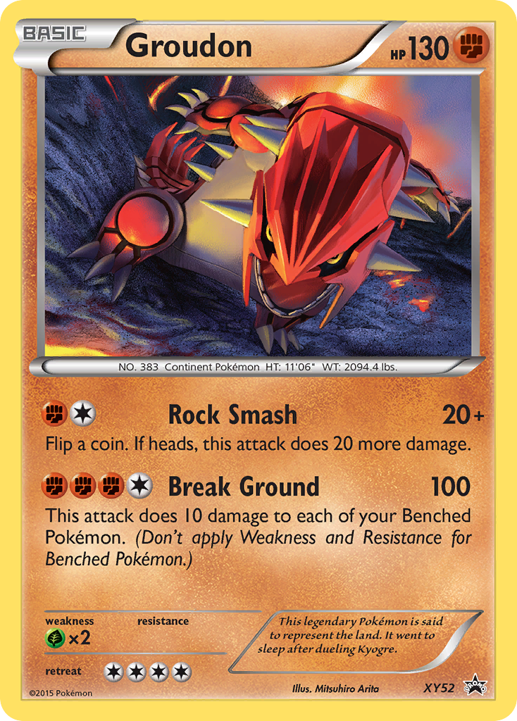 Groudon (XY52) [XY: Black Star Promos] | Game Master's Emporium (The New GME)