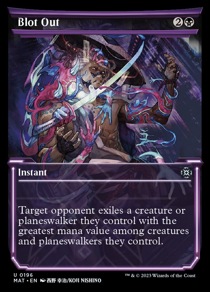 Blot Out (Showcase Halo Foil) [March of the Machine: The Aftermath] | Game Master's Emporium (The New GME)