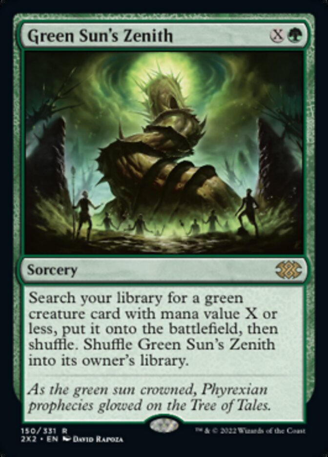 Green Sun's Zenith [Double Masters 2022] | Game Master's Emporium (The New GME)
