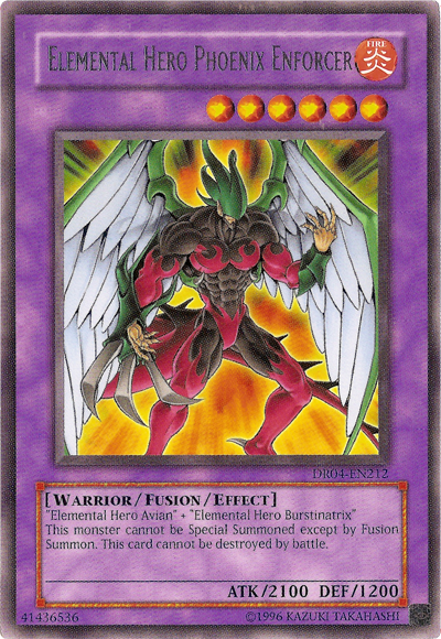 Elemental Hero Phoenix Enforcer [DR04-EN212] Rare | Game Master's Emporium (The New GME)