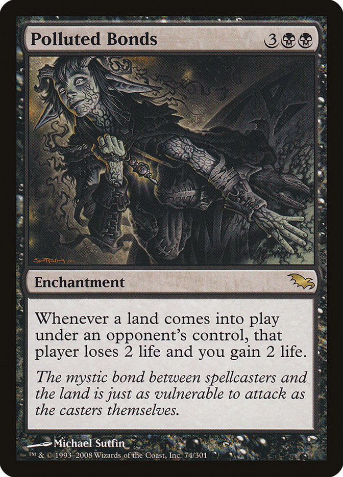 Polluted Bonds [Shadowmoor] | Game Master's Emporium (The New GME)