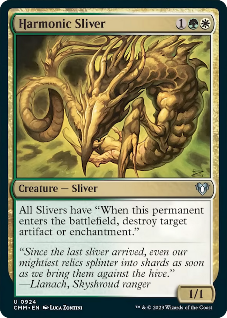 Harmonic Sliver [Commander Masters] | Game Master's Emporium (The New GME)