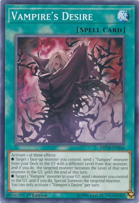 Vampire's Desire [MP19-EN240] Common | Game Master's Emporium (The New GME)