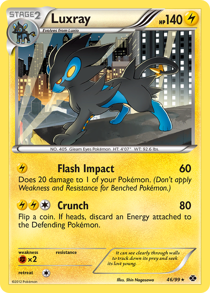 Luxray (46/99) [Black & White: Next Destinies] | Game Master's Emporium (The New GME)