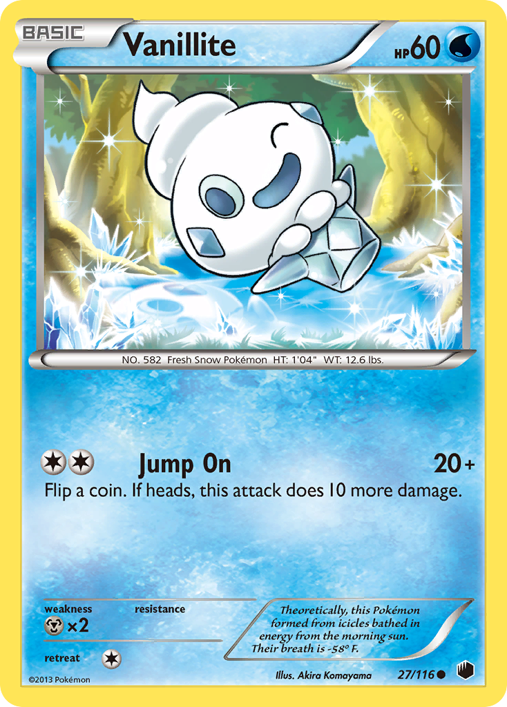 Vanillite (27/116) [Black & White: Plasma Freeze] | Game Master's Emporium (The New GME)