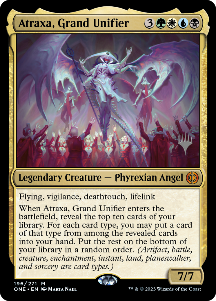 Atraxa, Grand Unifier (Promo Pack) [Phyrexia: All Will Be One Promos] | Game Master's Emporium (The New GME)