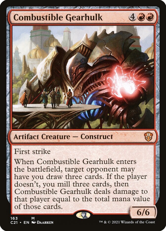 Combustible Gearhulk [Commander 2021] | Game Master's Emporium (The New GME)