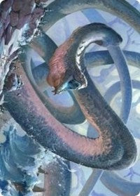 Koma, Cosmos Serpent 1 Art Card [Kaldheim Art Series] | Game Master's Emporium (The New GME)