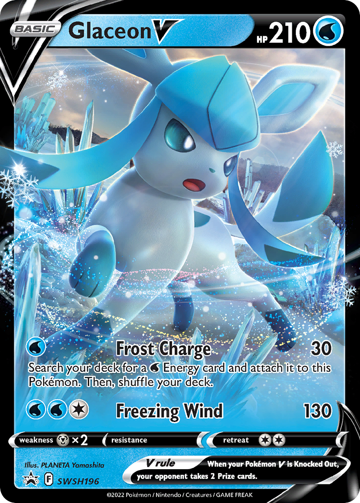 Glaceon V (SWSH196) [Sword & Shield: Black Star Promos] | Game Master's Emporium (The New GME)