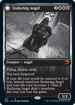 Enduring Angel // Angelic Enforcer [Innistrad: Double Feature] | Game Master's Emporium (The New GME)