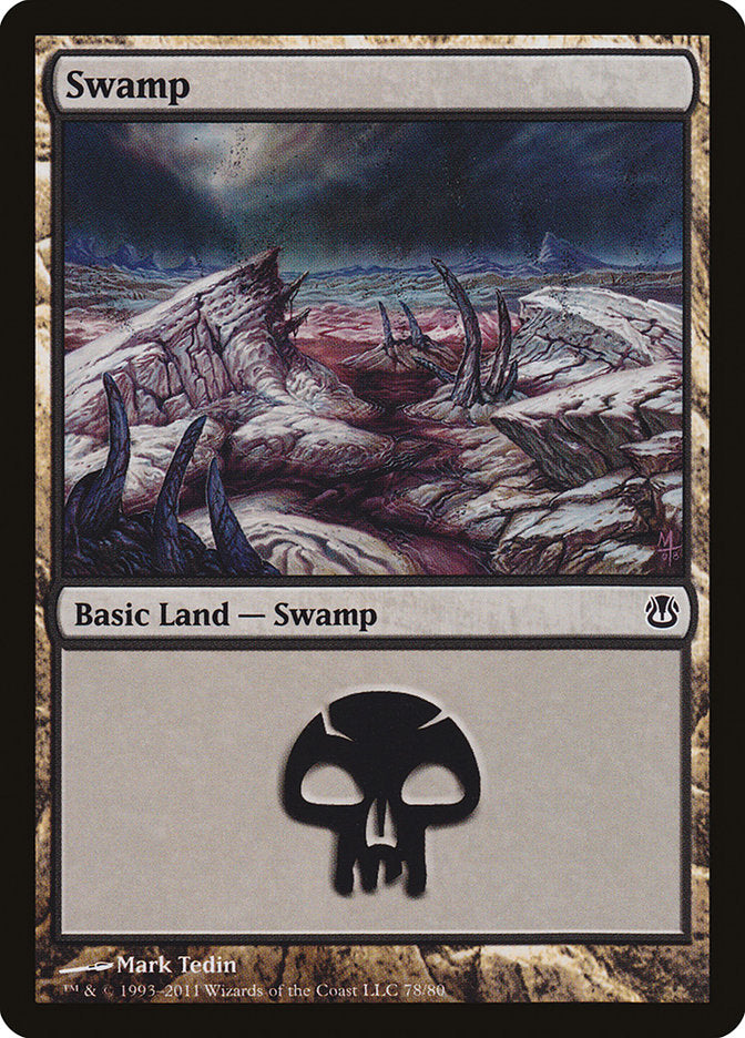 Swamp (78) [Duel Decks: Ajani vs. Nicol Bolas] | Game Master's Emporium (The New GME)