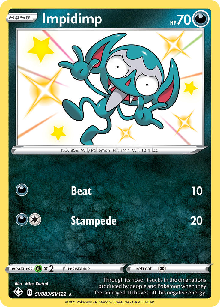 Impidimp (SV083/SV122) [Sword & Shield: Shining Fates] | Game Master's Emporium (The New GME)