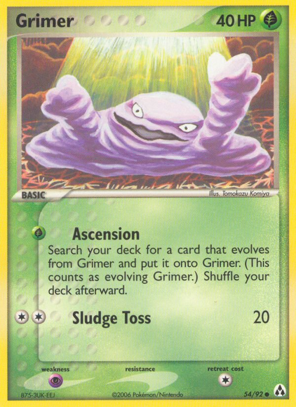 Grimer (54/92) [EX: Legend Maker] | Game Master's Emporium (The New GME)