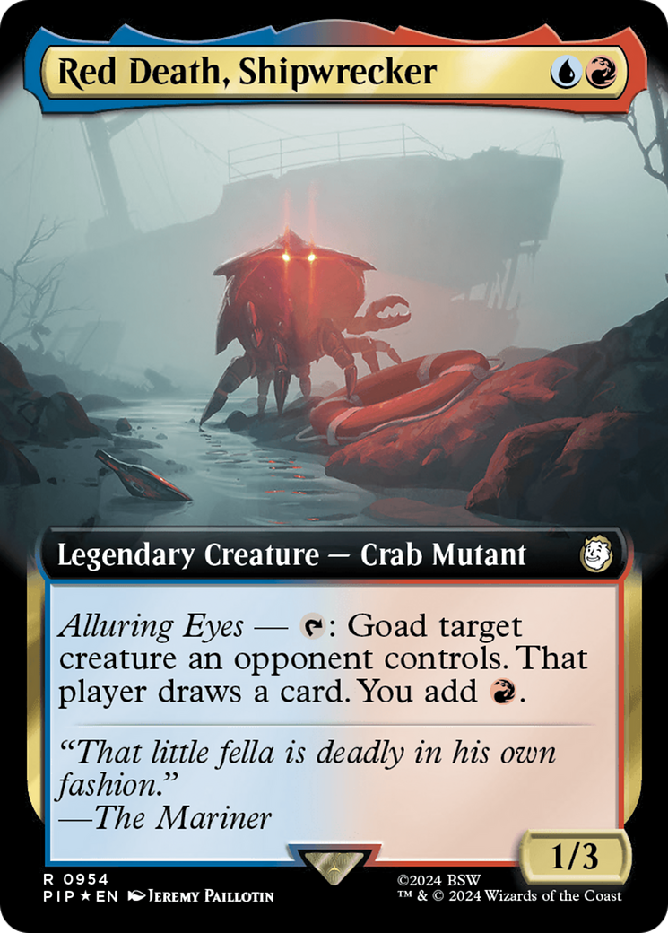 Red Death, Shipwrecker (Extended Art) (Surge Foil) [Fallout] | Game Master's Emporium (The New GME)