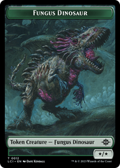 Fungus Dinosaur // Vampire Demon Double-Sided Token [The Lost Caverns of Ixalan Tokens] | Game Master's Emporium (The New GME)