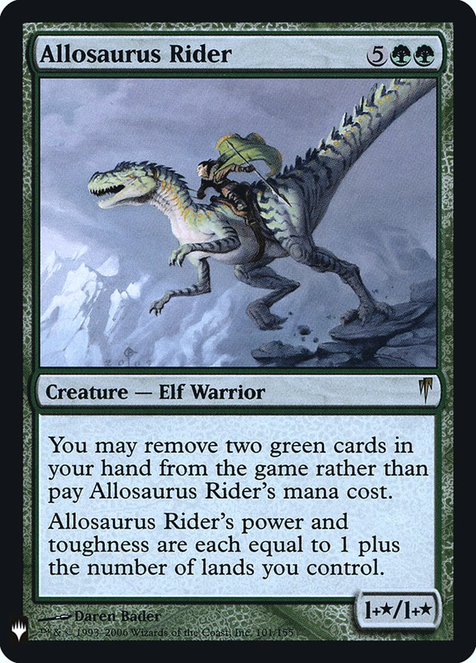 Allosaurus Rider [Mystery Booster] | Game Master's Emporium (The New GME)