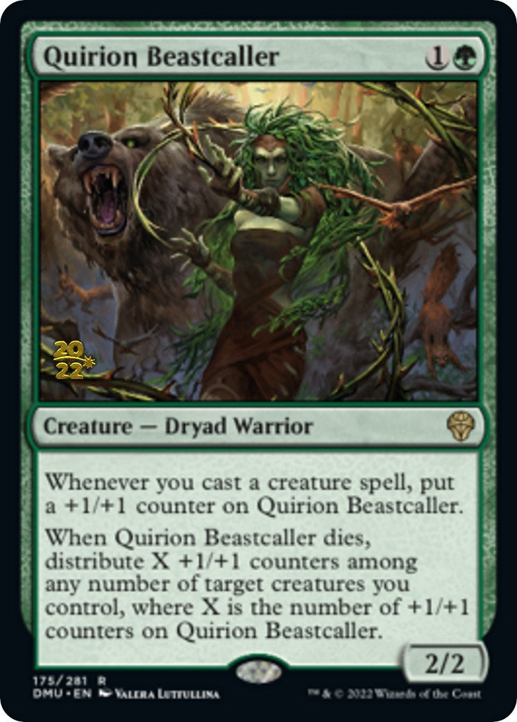 Quirion Beastcaller [Dominaria United Prerelease Promos] | Game Master's Emporium (The New GME)