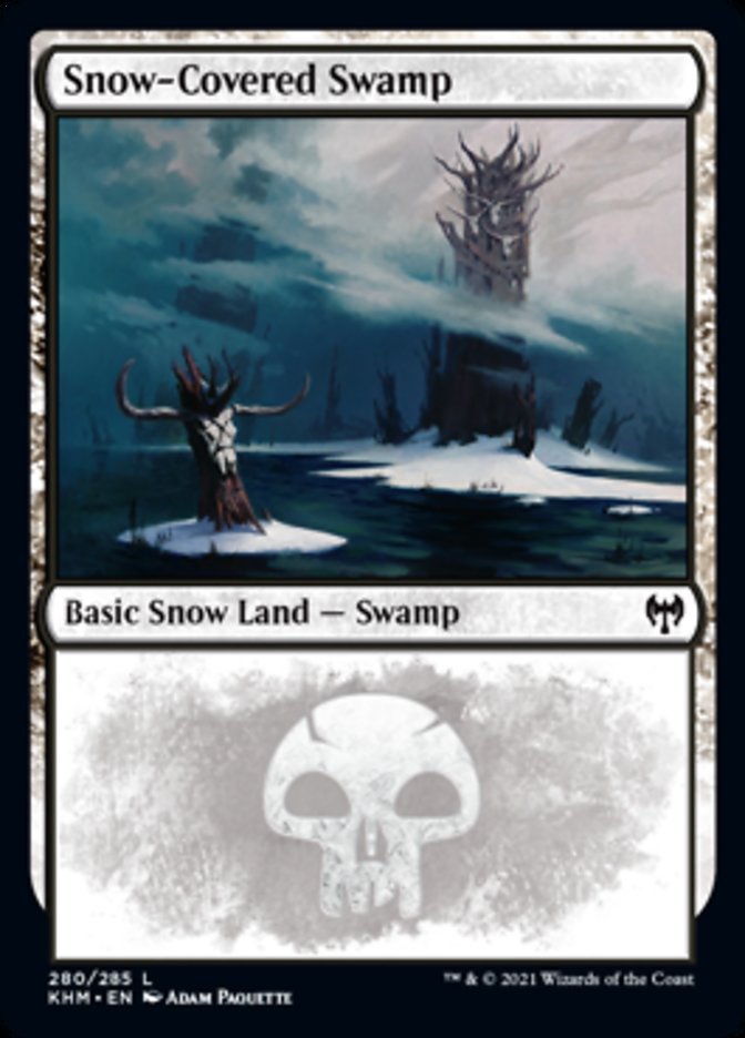 Snow-Covered Swamp (280) [Kaldheim] | Game Master's Emporium (The New GME)