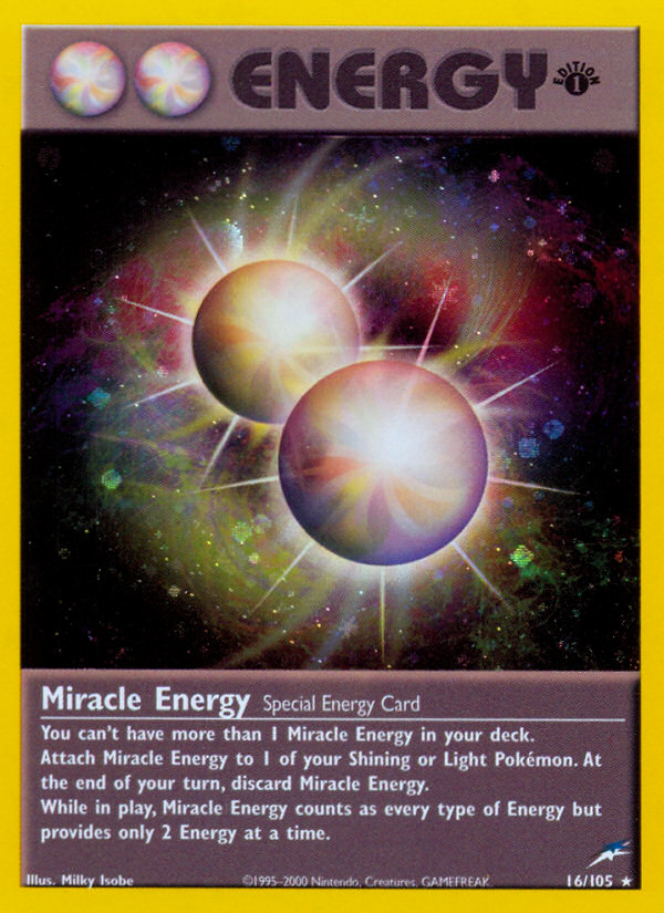 Miracle Energy (16/105) [Neo Destiny 1st Edition] | Game Master's Emporium (The New GME)