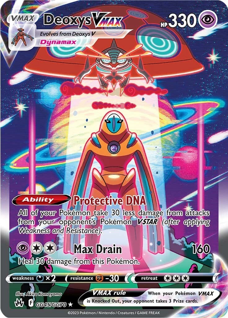 Deoxys VMAX (GG45/GG70) [Sword & Shield: Crown Zenith] | Game Master's Emporium (The New GME)