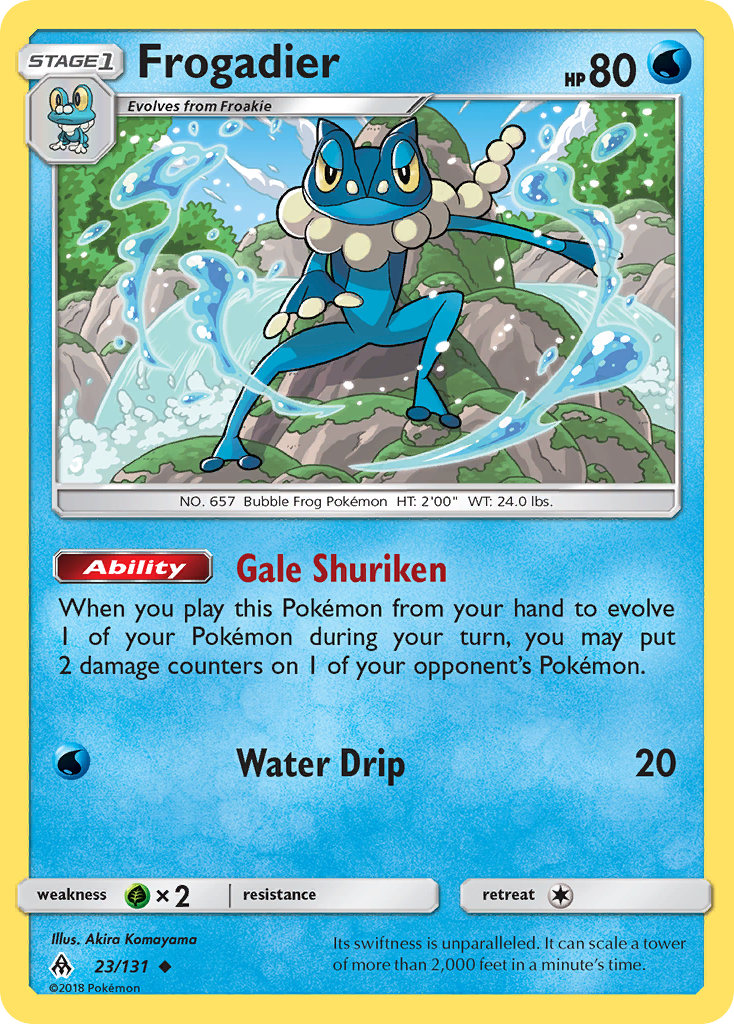Frogadier (23/131) [Sun & Moon: Forbidden Light] | Game Master's Emporium (The New GME)