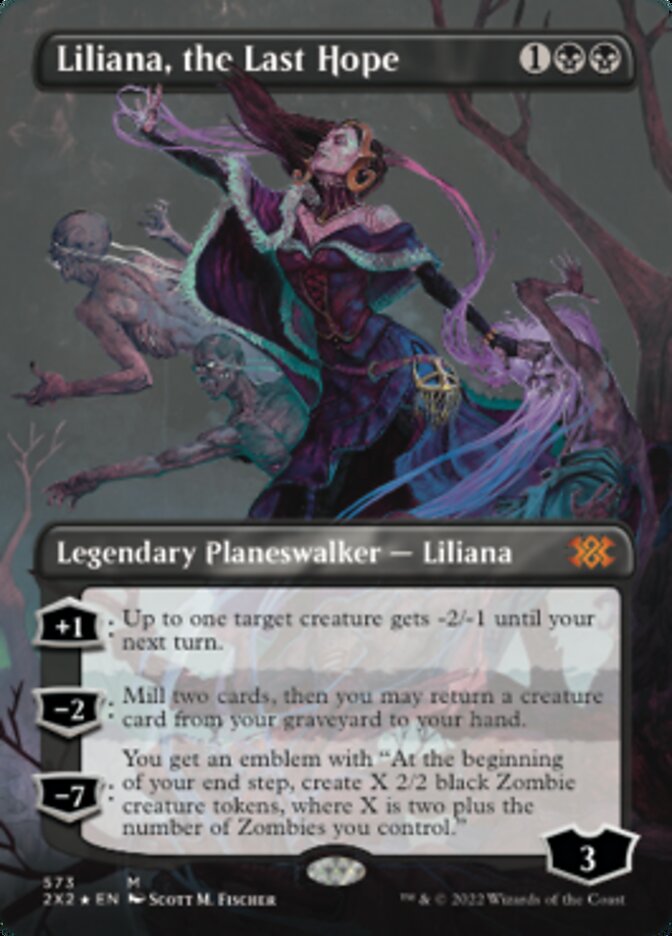 Liliana, the Last Hope (Textured Foil) [Double Masters 2022] | Game Master's Emporium (The New GME)