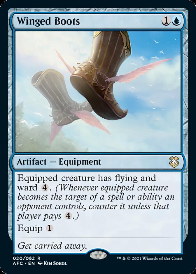 Winged Boots [Dungeons & Dragons: Adventures in the Forgotten Realms Commander] | Game Master's Emporium (The New GME)