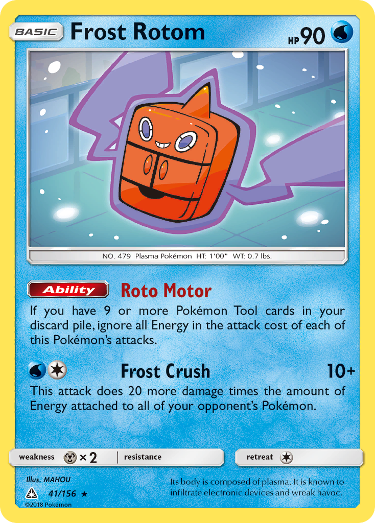 Frost Rotom (41/156) [Sun & Moon: Ultra Prism] | Game Master's Emporium (The New GME)