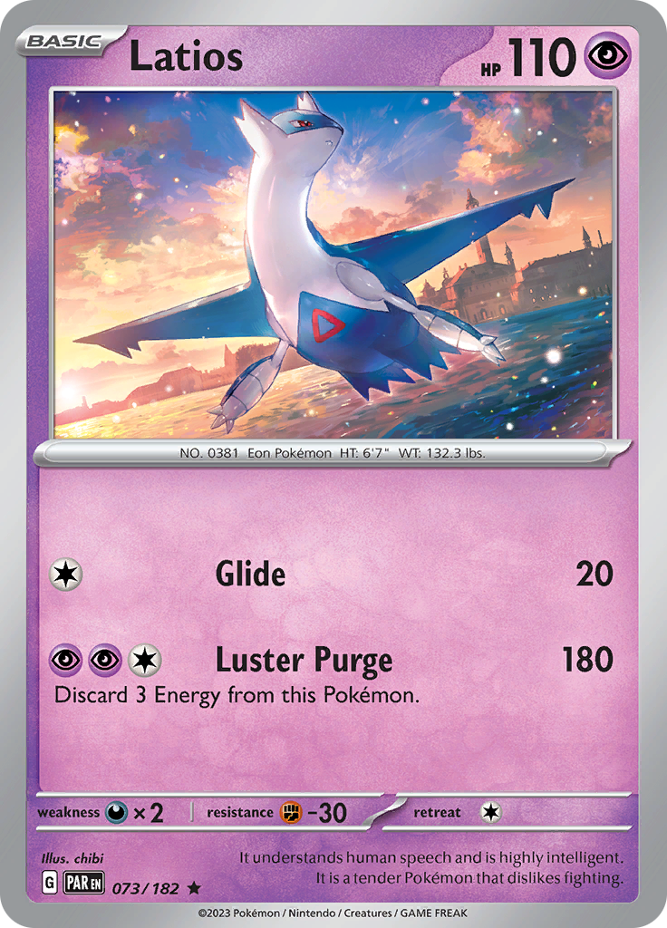 Latios (073/182) [Scarlet & Violet: Paradox Rift] | Game Master's Emporium (The New GME)