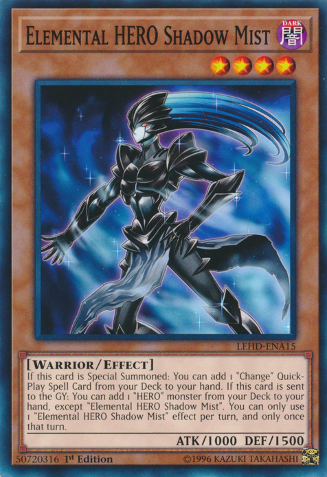 Elemental Hero Shadow Mist [LEHD-ENA15] Common | Game Master's Emporium (The New GME)
