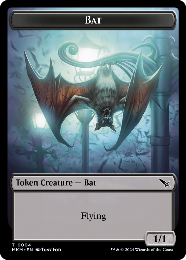Bat Token [Murders at Karlov Manor Tokens] | Game Master's Emporium (The New GME)