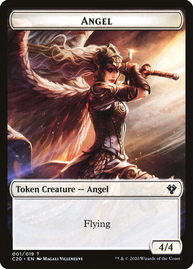 Angel Token [Commander 2020 Tokens] | Game Master's Emporium (The New GME)