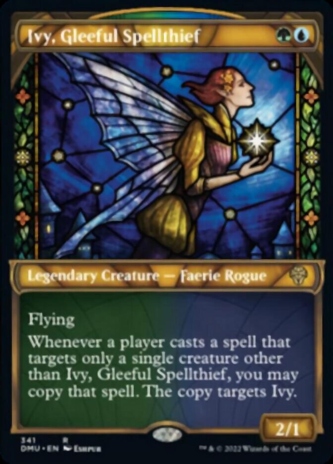 Ivy, Gleeful Spellthief (Showcase Textured) [Dominaria United] | Game Master's Emporium (The New GME)