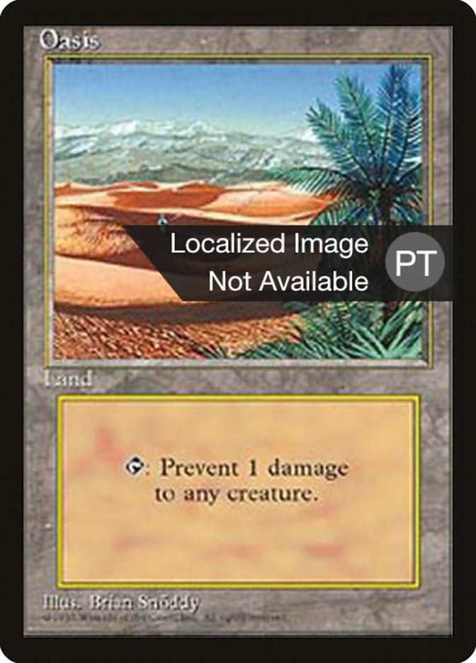 Oasis [Fourth Edition (Foreign Black Border)] | Game Master's Emporium (The New GME)