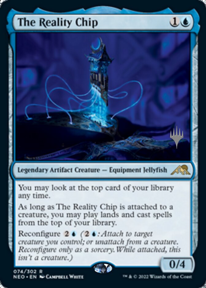 The Reality Chip (Promo Pack) [Kamigawa: Neon Dynasty Promos] | Game Master's Emporium (The New GME)