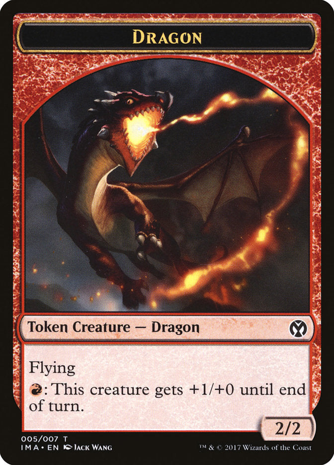 Dragon Token (005/007) [Iconic Masters Tokens] | Game Master's Emporium (The New GME)