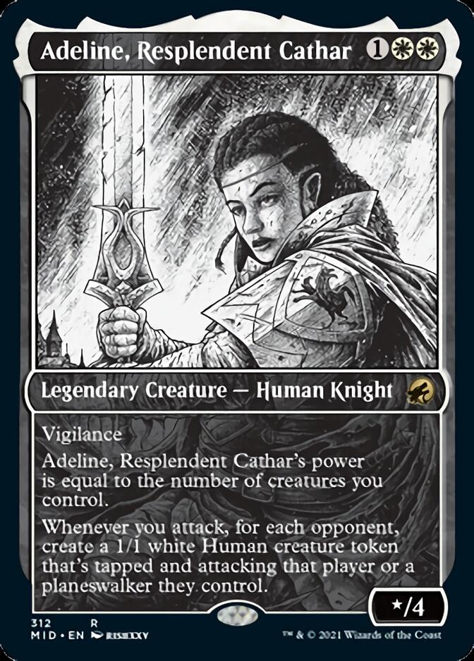 Adeline, Resplendent Cathar (Showcase Eternal Night) [Innistrad: Midnight Hunt] | Game Master's Emporium (The New GME)