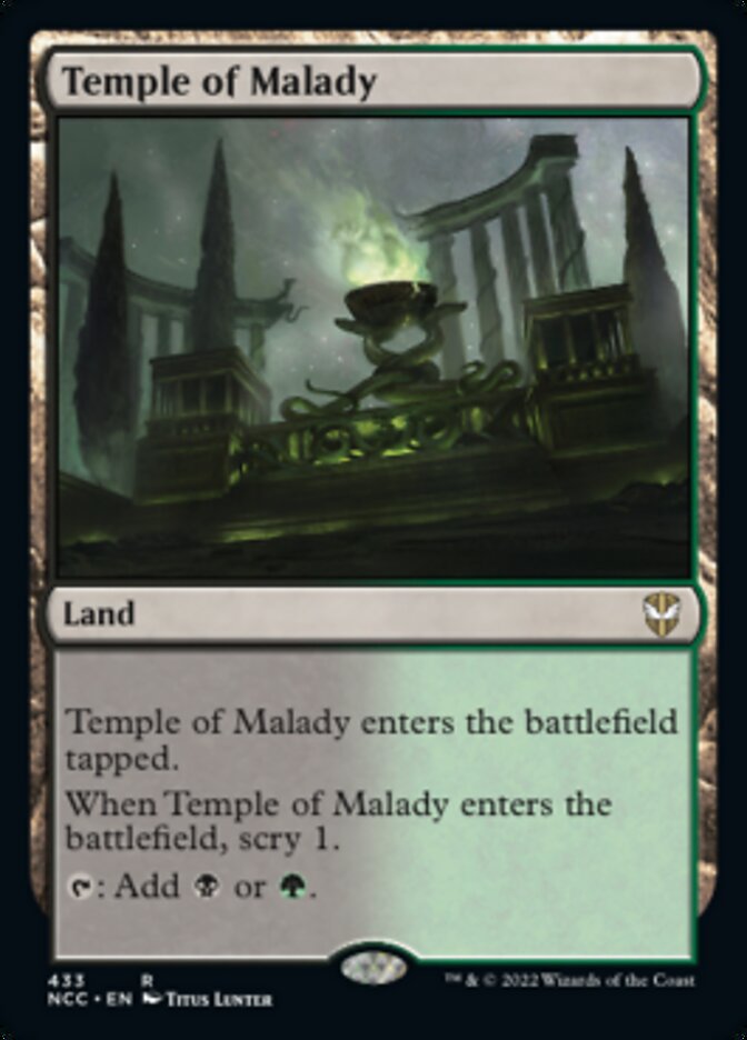 Temple of Malady [Streets of New Capenna Commander] | Game Master's Emporium (The New GME)