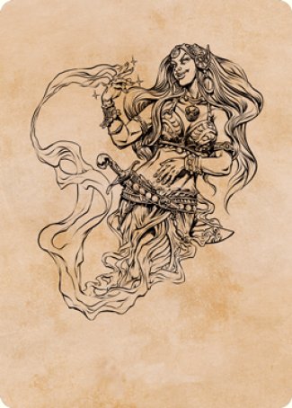 Djinni Windseer (Showcase) Art Card [Dungeons & Dragons: Adventures in the Forgotten Realms Art Series] | Game Master's Emporium (The New GME)