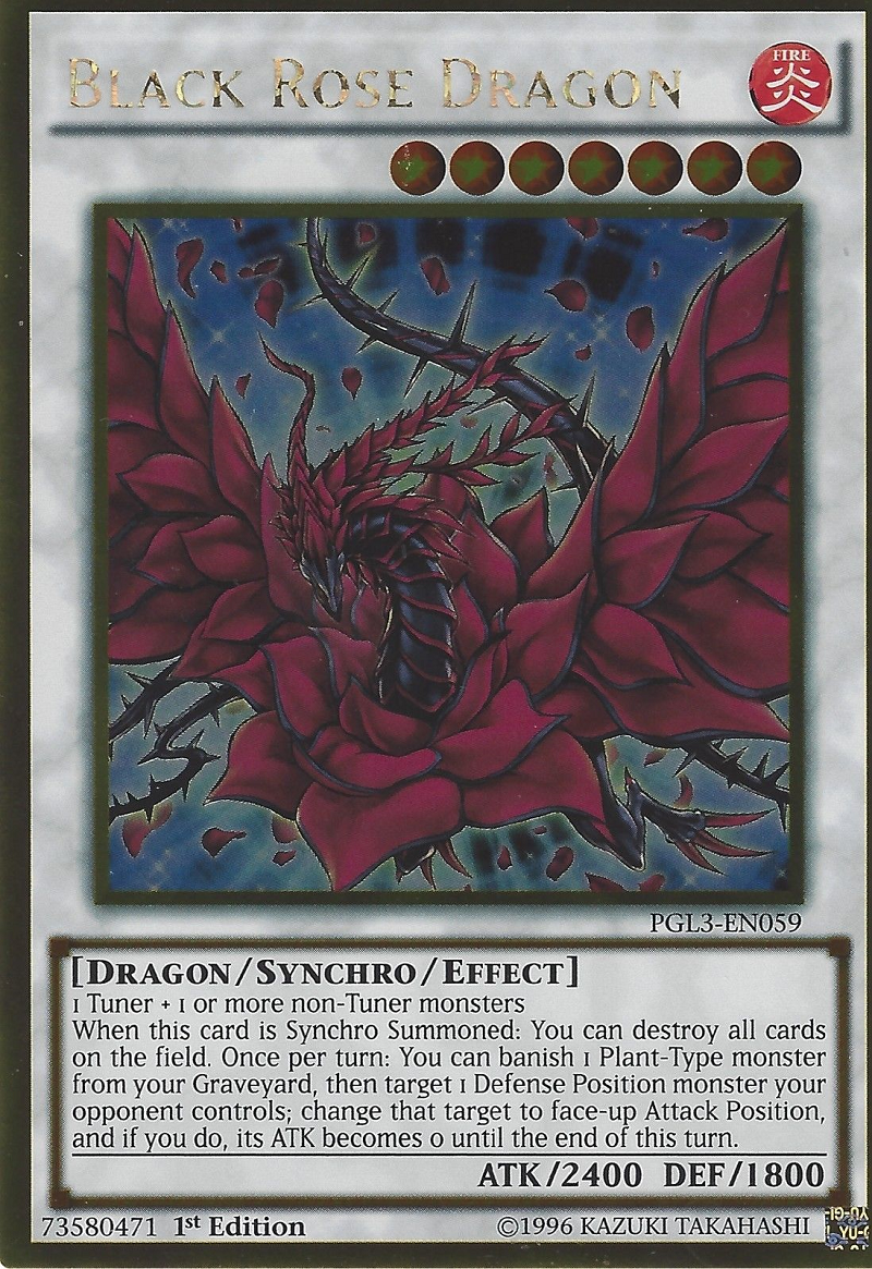 Black Rose Dragon [PGL3-EN059] Gold Rare | Game Master's Emporium (The New GME)