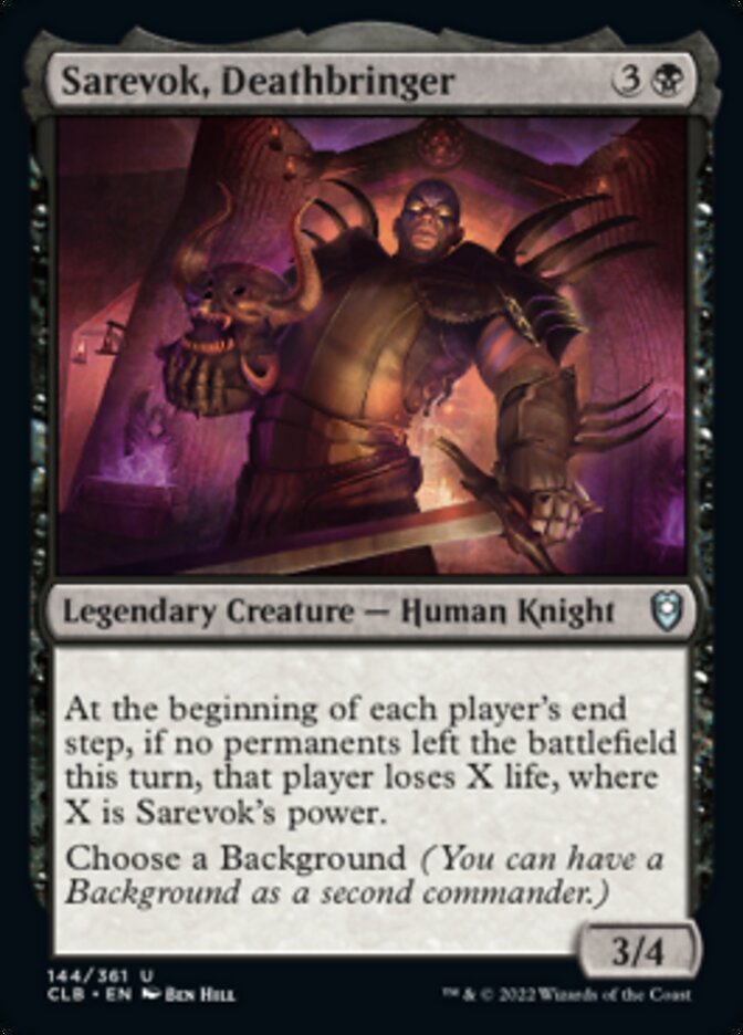 Sarevok, Deathbringer [Commander Legends: Battle for Baldur's Gate] | Game Master's Emporium (The New GME)