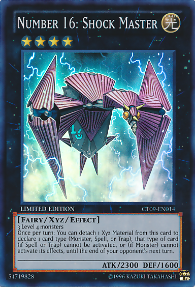 Number 16: Shock Master [CT09-EN014] Super Rare | Game Master's Emporium (The New GME)