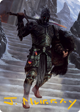 Dakkon, Shadow Slayer Art Card (49) (Gold-Stamped Signature) [Modern Horizons 2 Art Series] | Game Master's Emporium (The New GME)