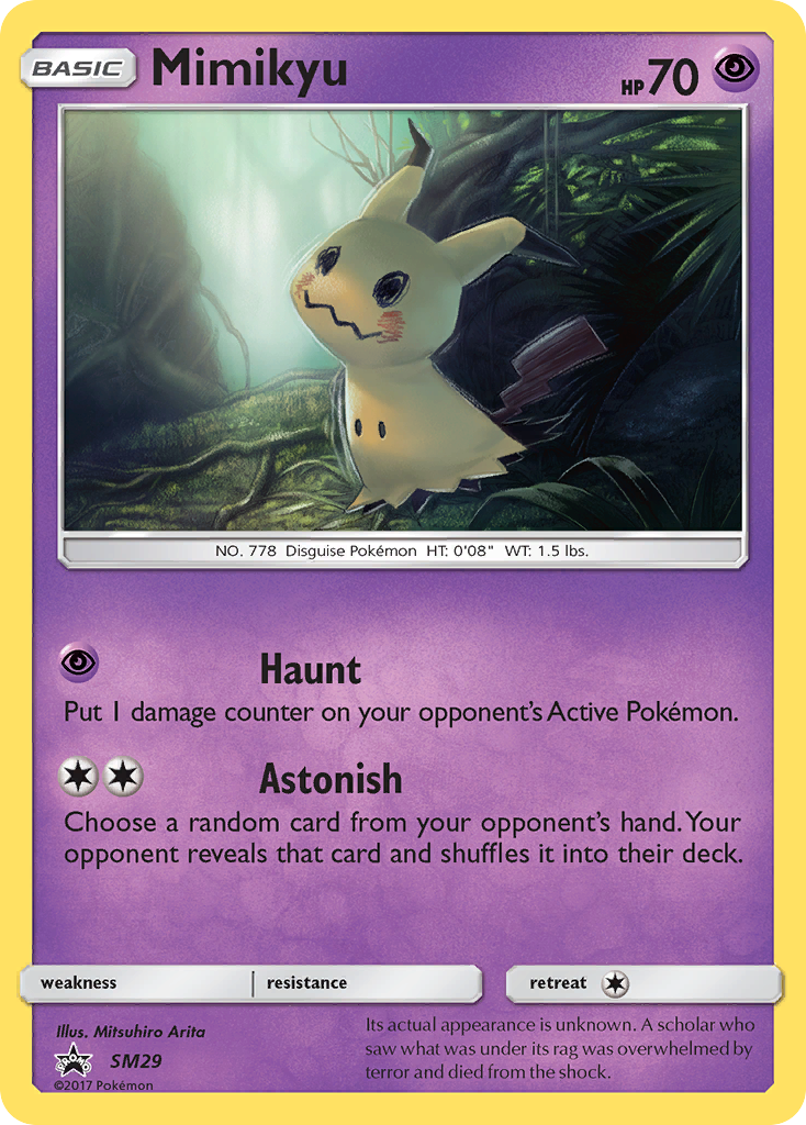 Mimikyu (SM29) [Sun & Moon: Black Star Promos] | Game Master's Emporium (The New GME)