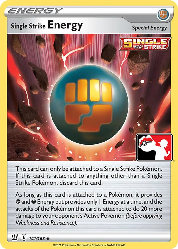 Single Strike Energy (141/163) [Prize Pack Series Two] | Game Master's Emporium (The New GME)